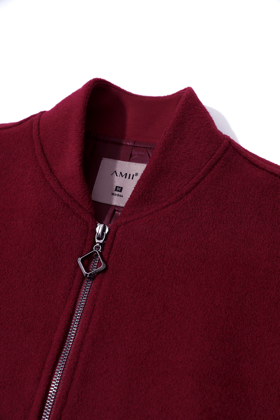 Baseball Collar Woolen Coat|AMII-AMII.com
