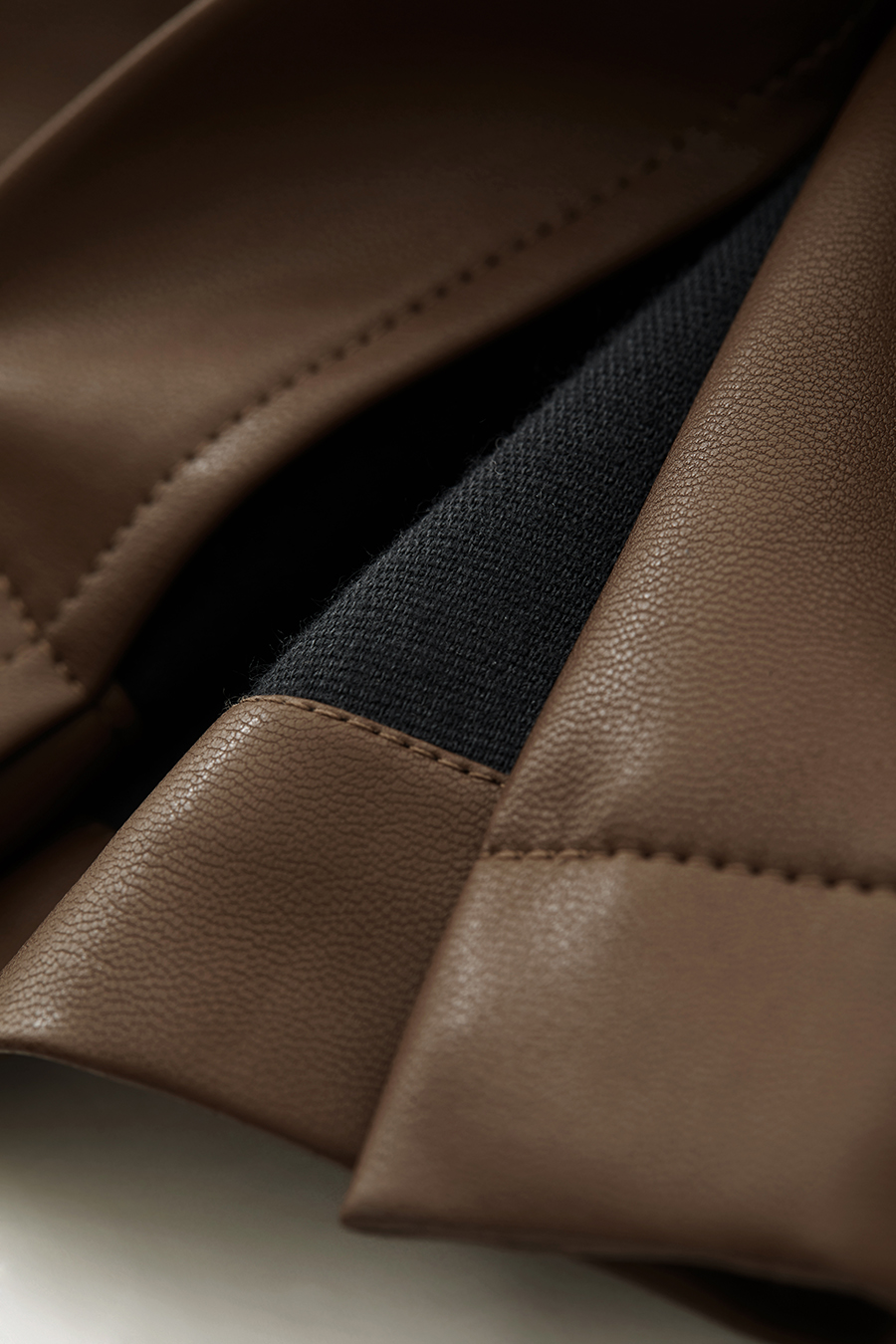 Eco - Leather Casual Long Pants|AMII-AMII.com