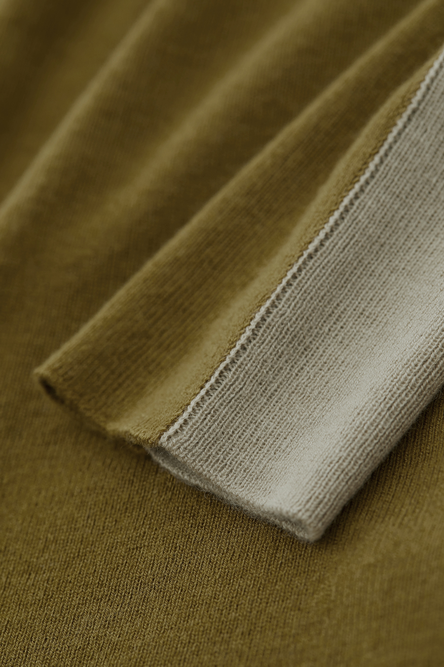 Color - block High Neck Slim Sweater|AMII-AMII.com