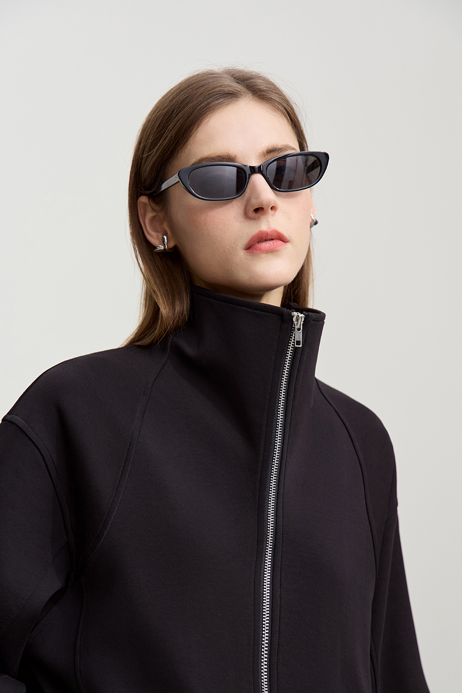 Zipper Air Layer Coat|AMII-AMII.com