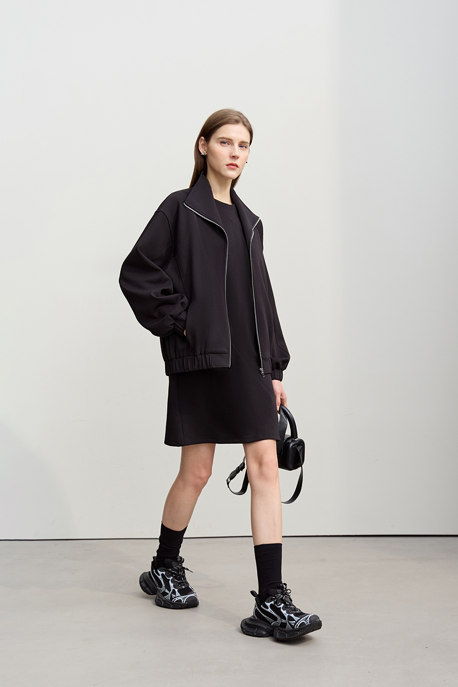 Zipper Air Layer Coat|AMII-AMII.com