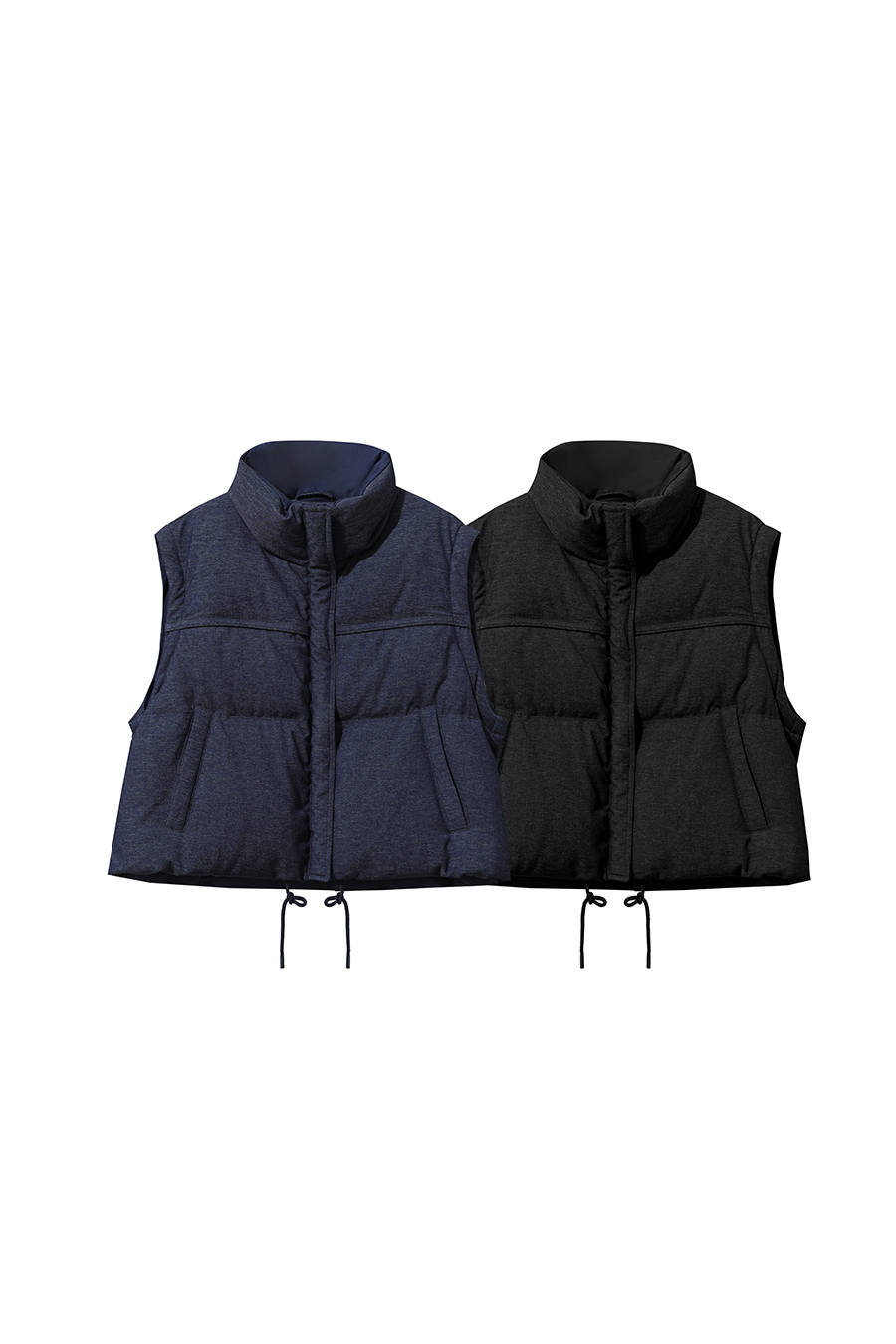 Detachable Sleeve Two - way Down Jacket|AMII-AMII.com