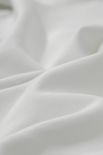 Pure Cotton Stand Up Collar Zipper Drop Shoulder Jacket |Amii