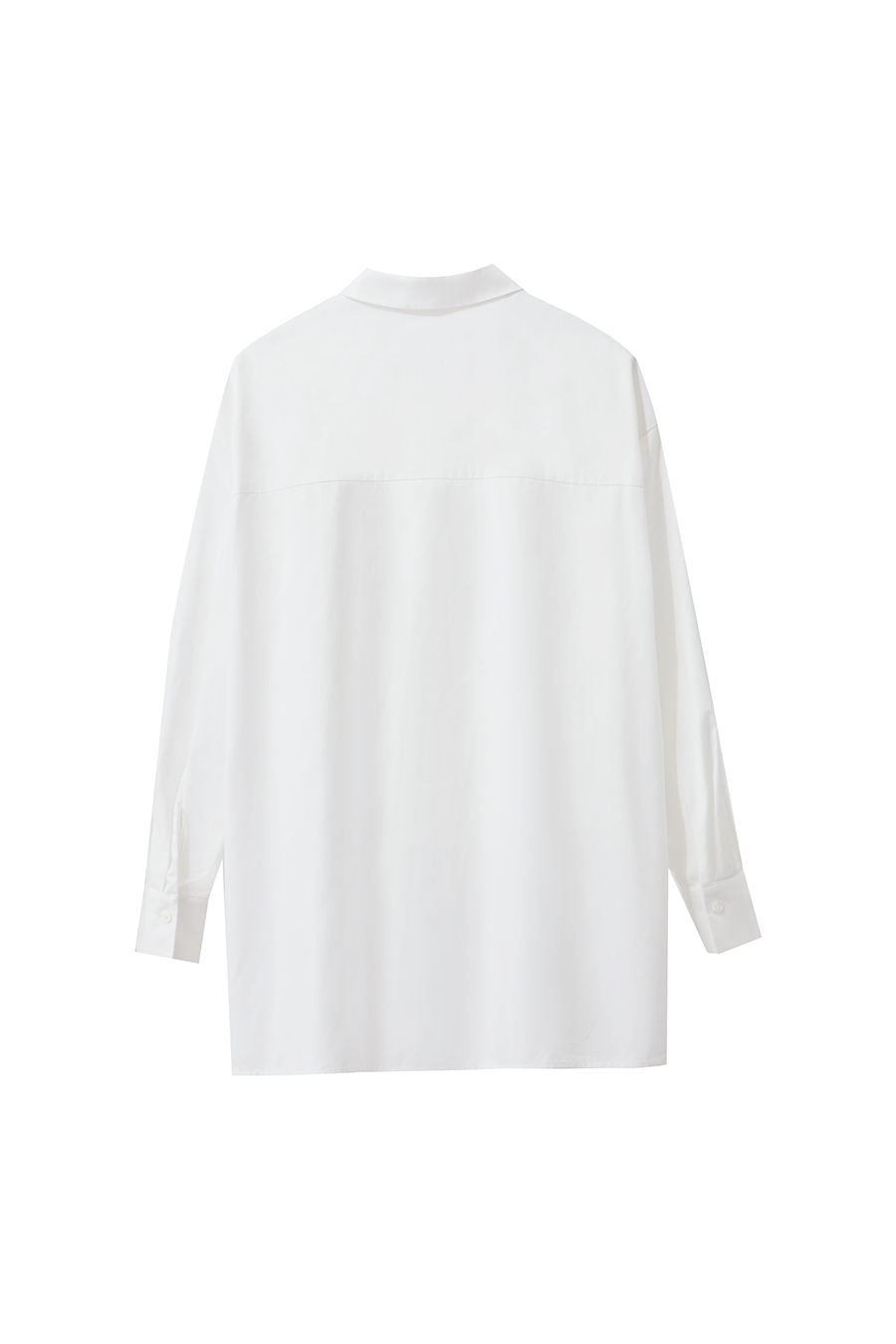 Mid - Length All - Cotton Loose Shirt|AMII-AMII.com