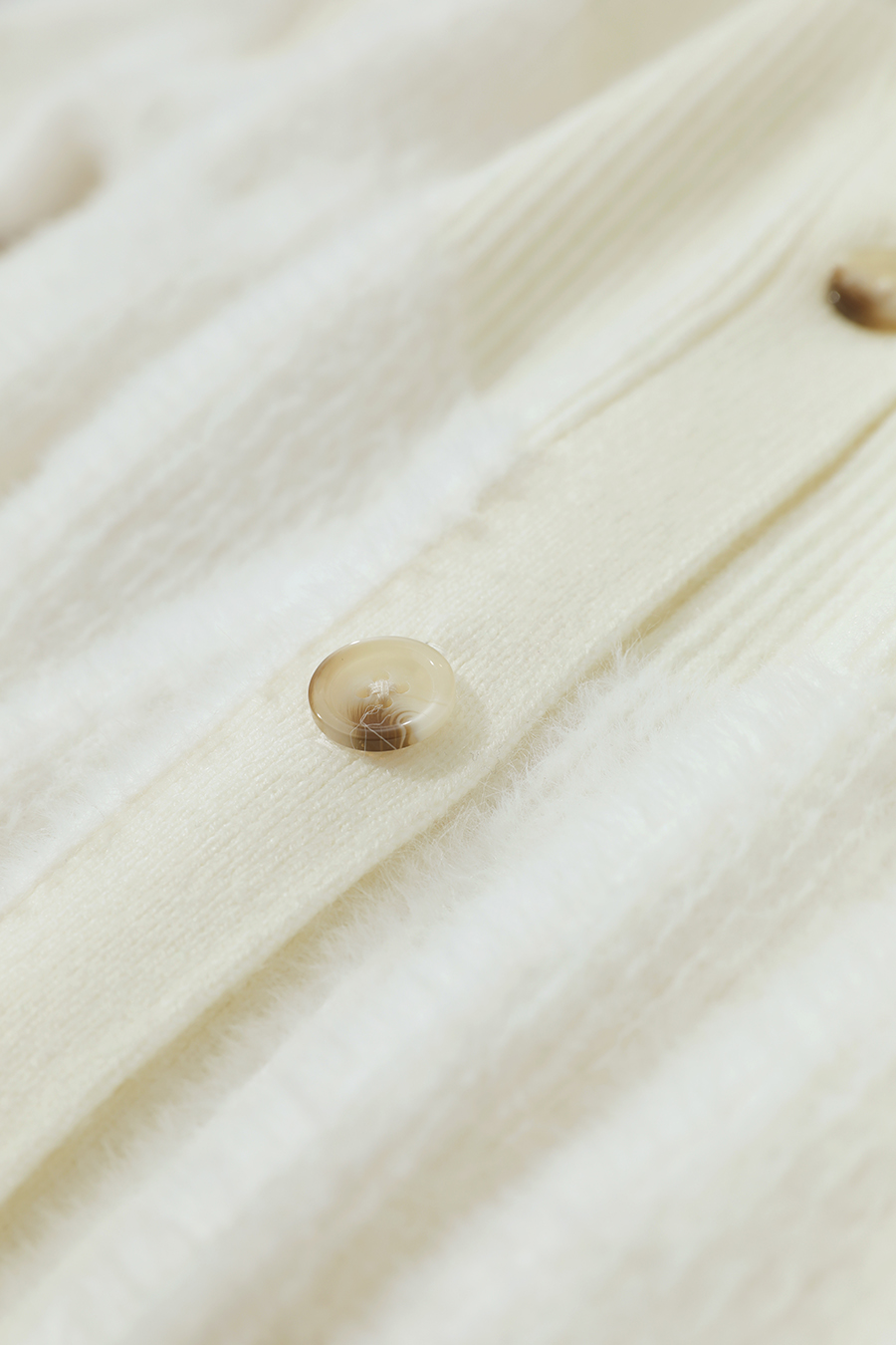 Drop Shoulder V - Neck Knitted Cardigan|AMII-AMII.com