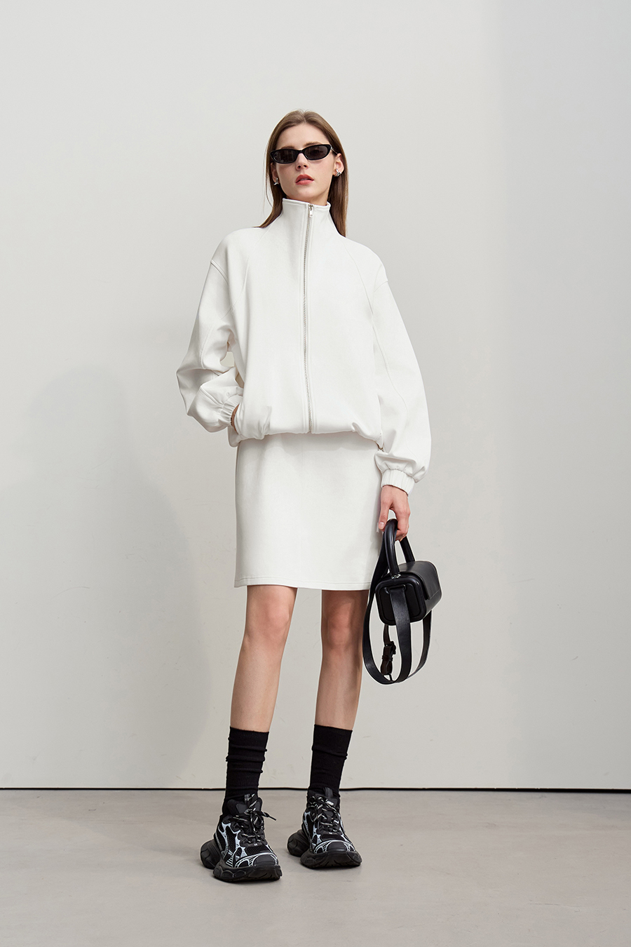 Zipper Air Layer Coat|AMII-AMII.com