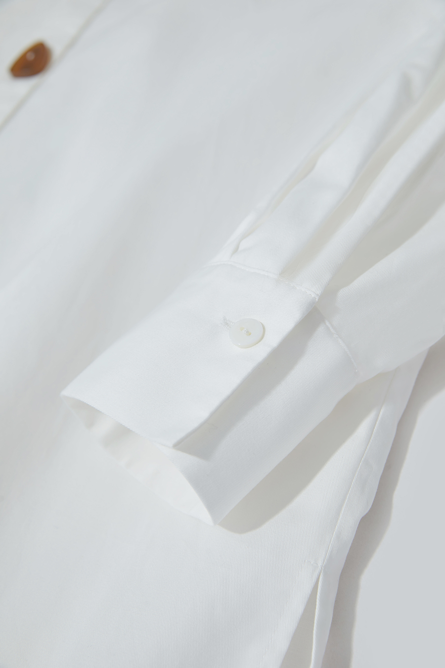 Mid - Length All - Cotton Loose Shirt|AMII-AMII.com