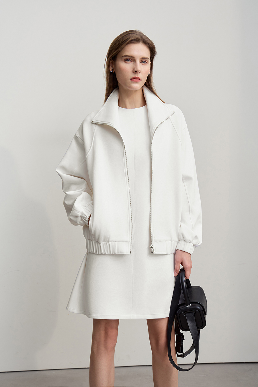 Zipper Air Layer Coat|AMII-AMII.com