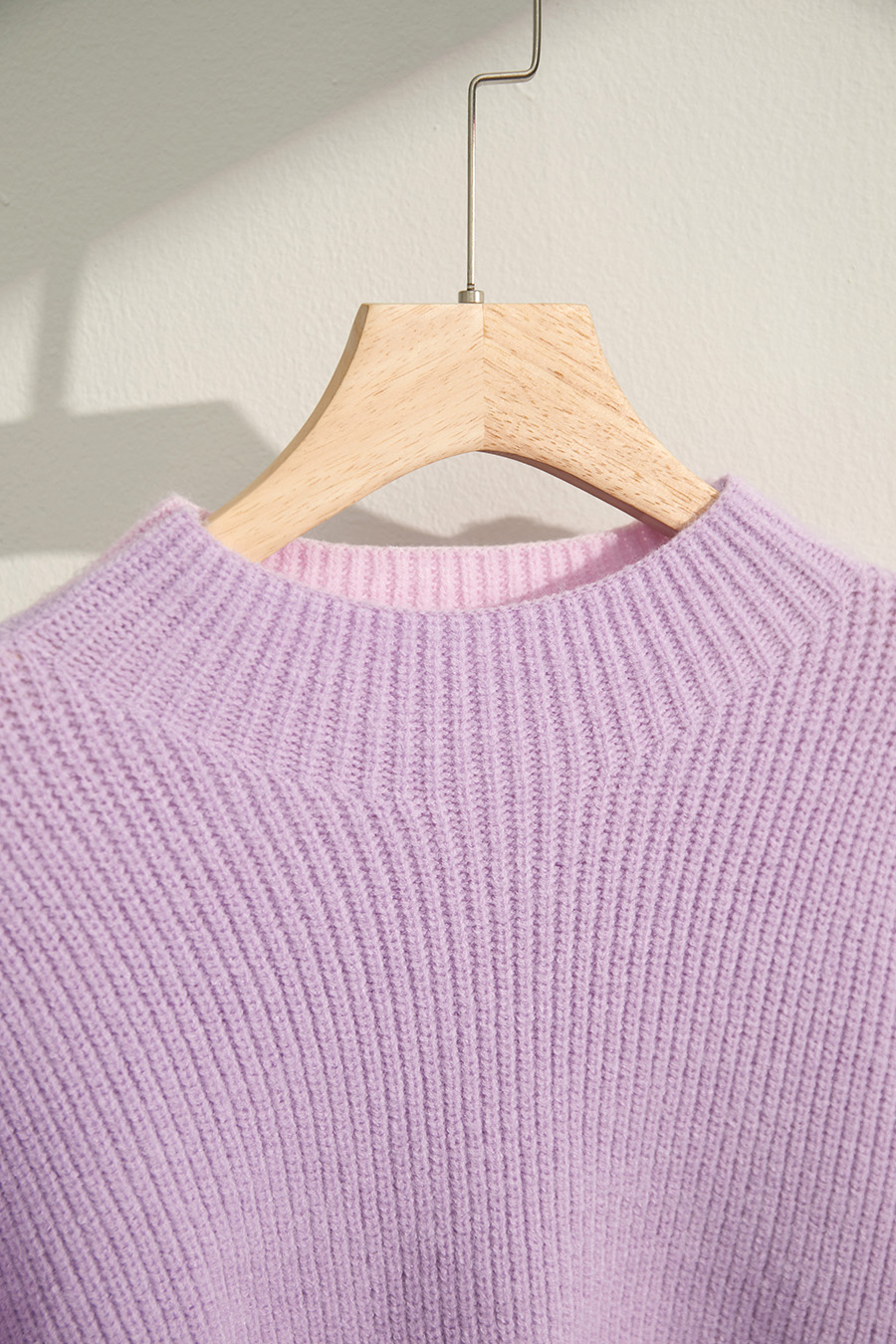 Drop Shoulder Color - block Sweater|AMII-AMII.com