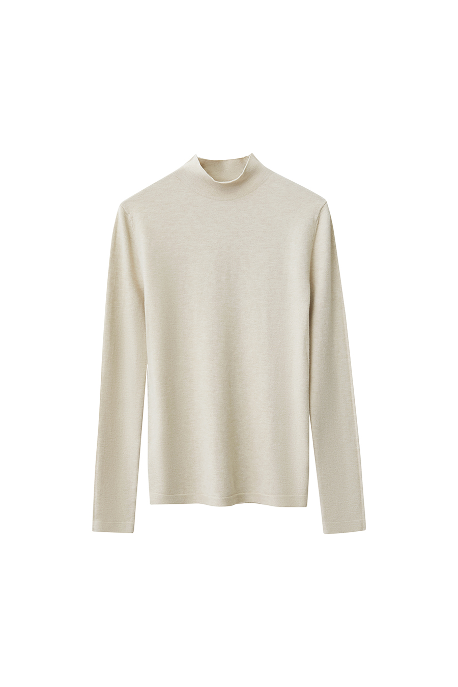 Mock Neck Slim Sweater|AMII-AMII.com