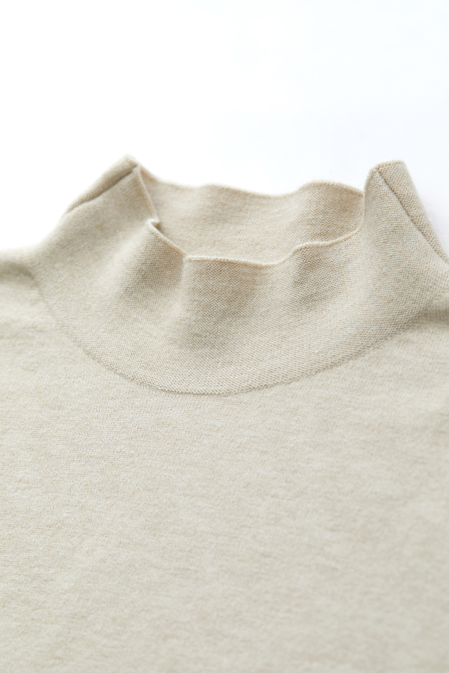 Mock Neck Slim Sweater|AMII-AMII.com