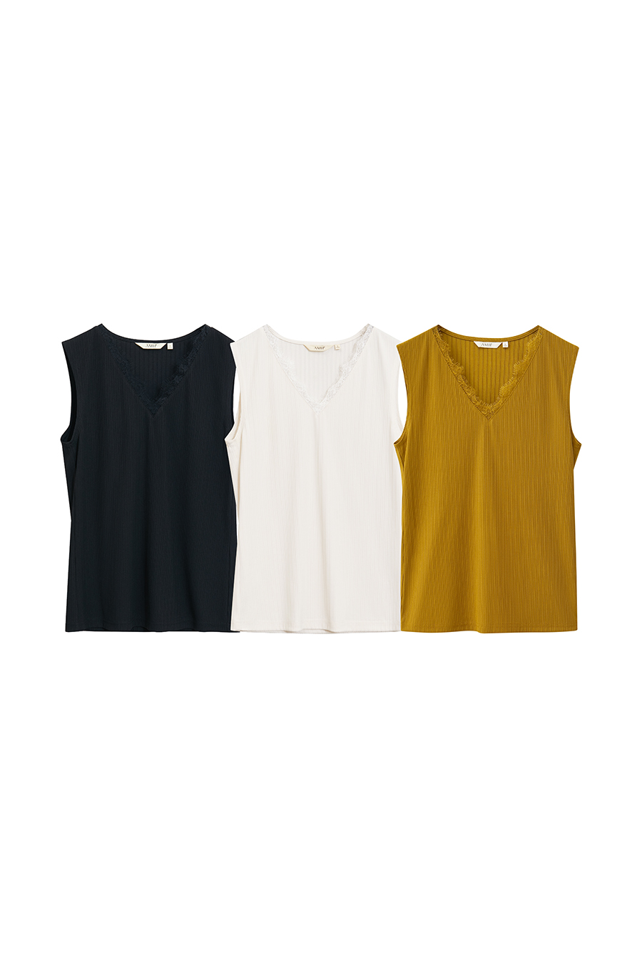 Eyelash Lace V - Neck Camisole|AMII-AMII.com