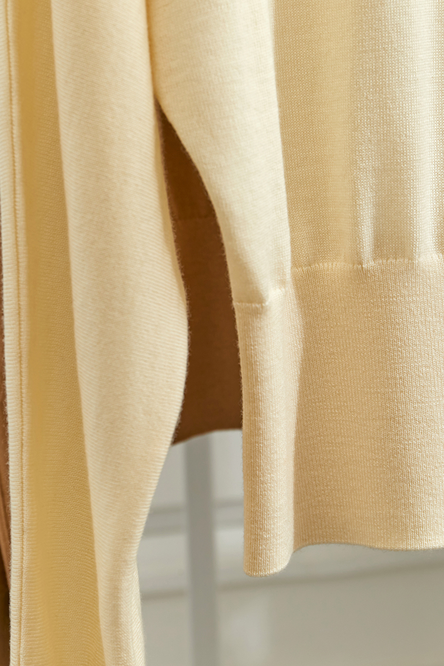 High Neck Buttoned Loose Wool Sweater|AMII-AMII.com