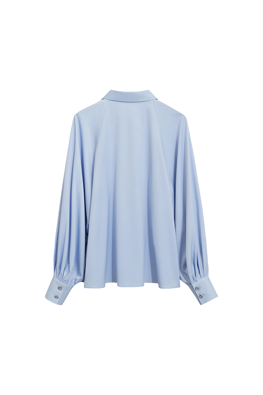 Art Button Lantern Sleeve Shirt|AMII-AMII.com