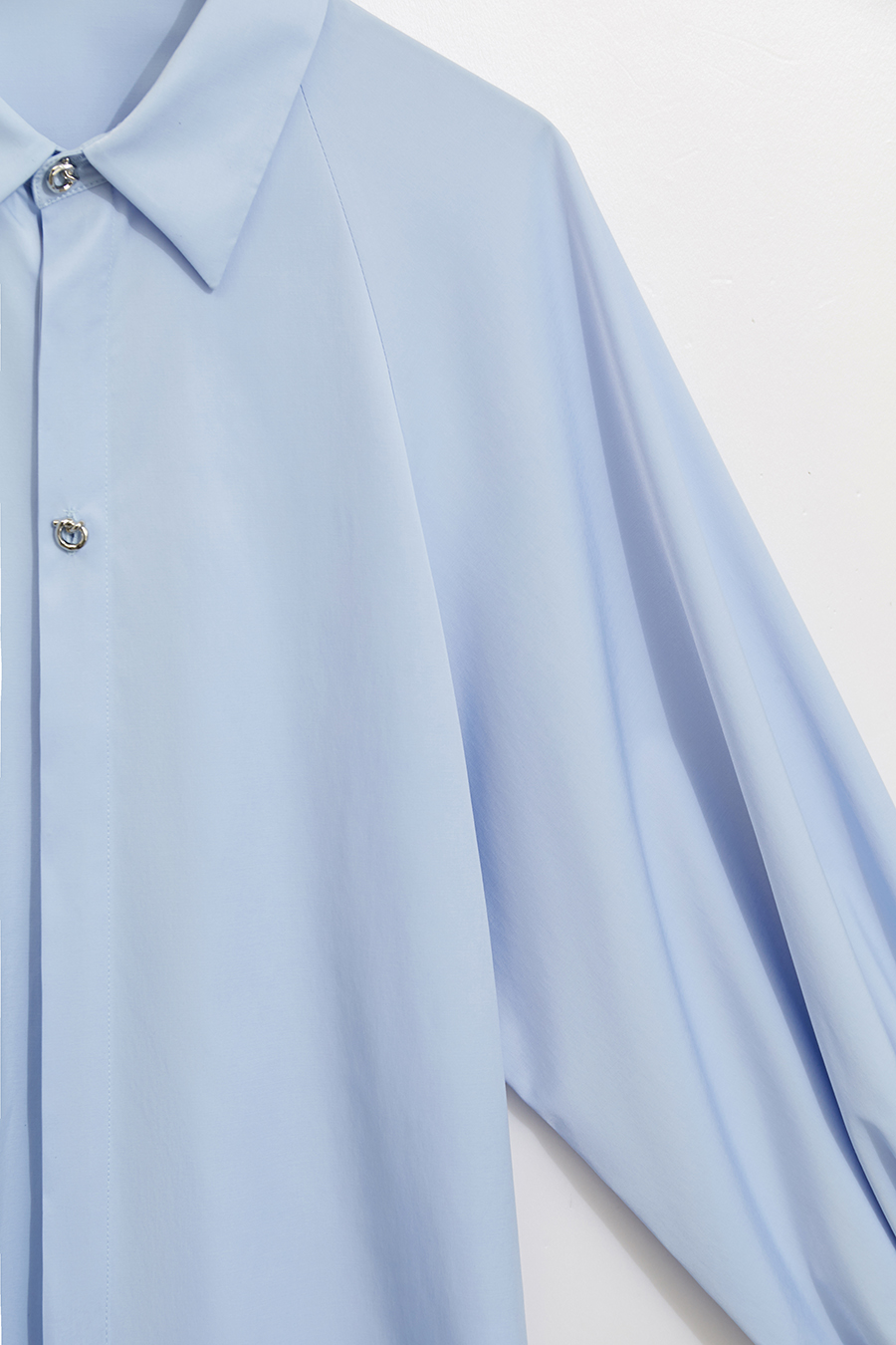 Art Button Lantern Sleeve Shirt|AMII-AMII.com