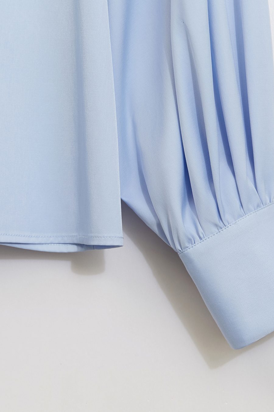 Art Button Lantern Sleeve Shirt|AMII-AMII.com