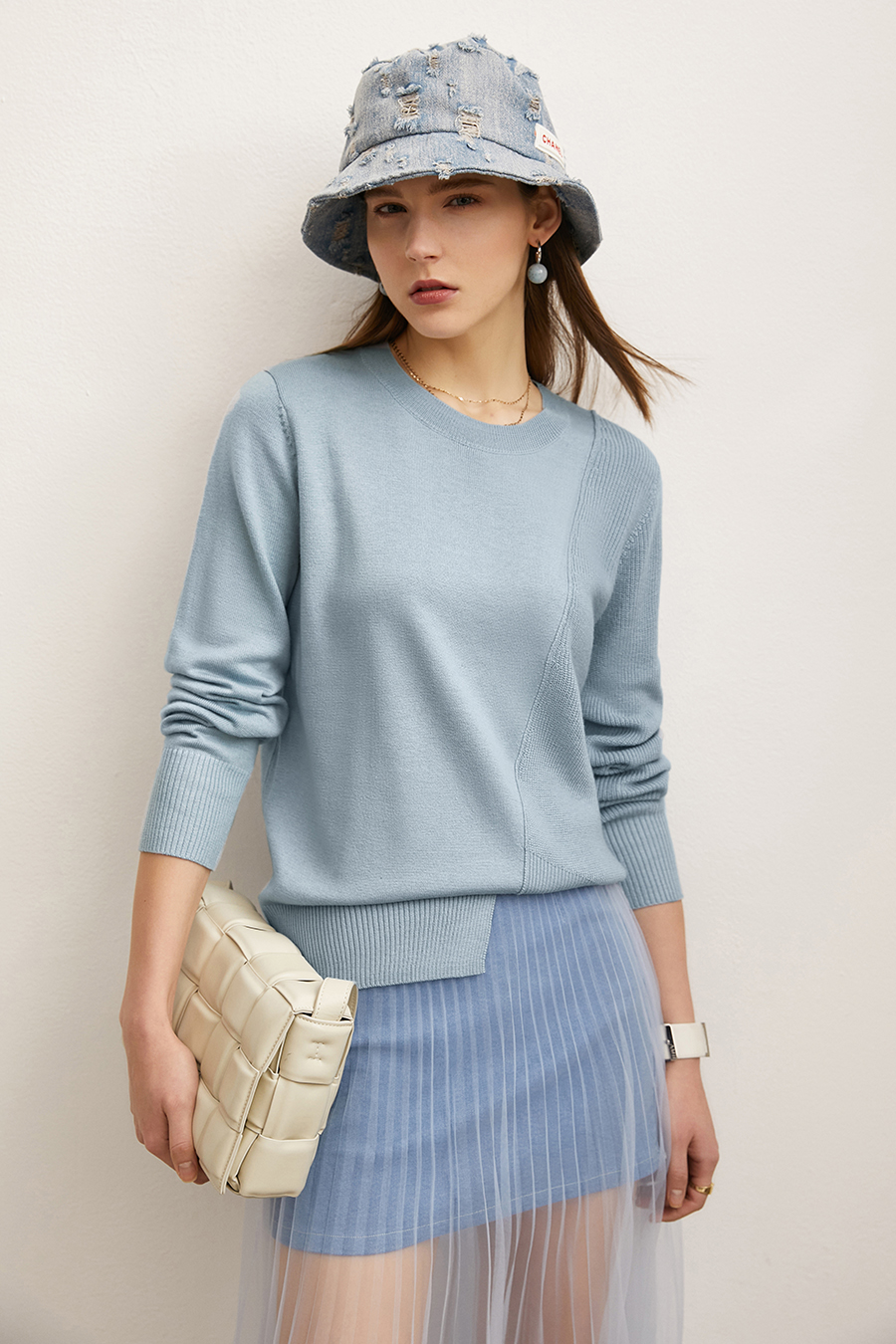 Irregular Design Loose Sweater|AMII-AMII.com