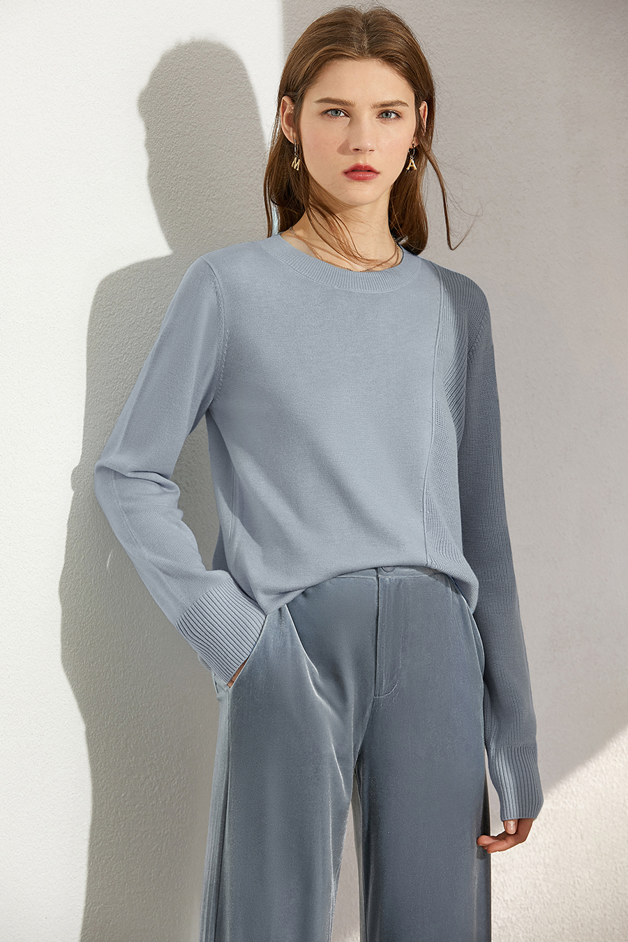 Irregular Design Loose Sweater|AMII-AMII.com