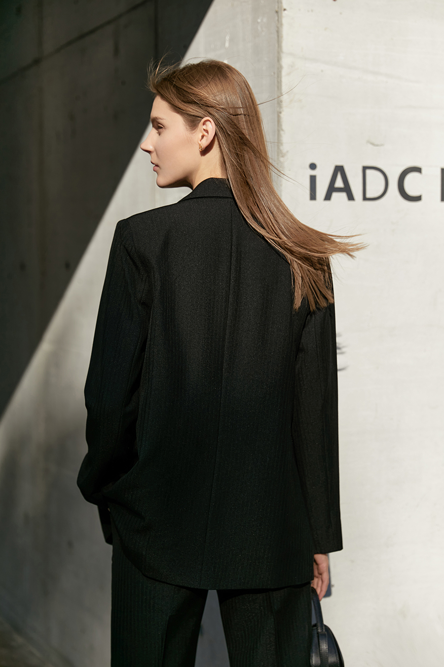 Mid - Length Lapel Suit Jacket|AMII-AMII.com