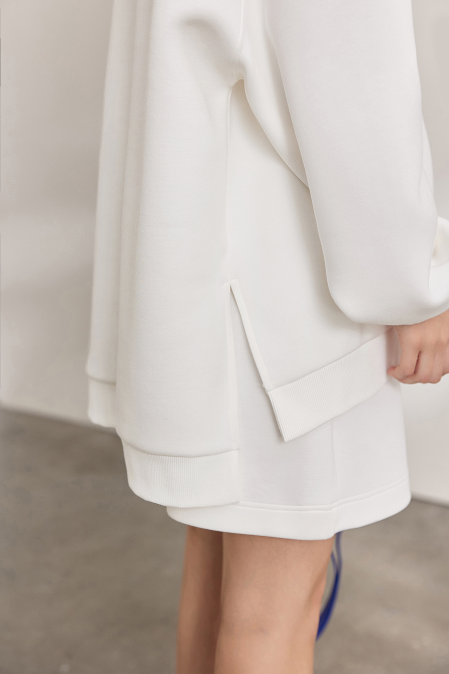 Air Cotton Sweatshirt & Bermuda Shorts Set