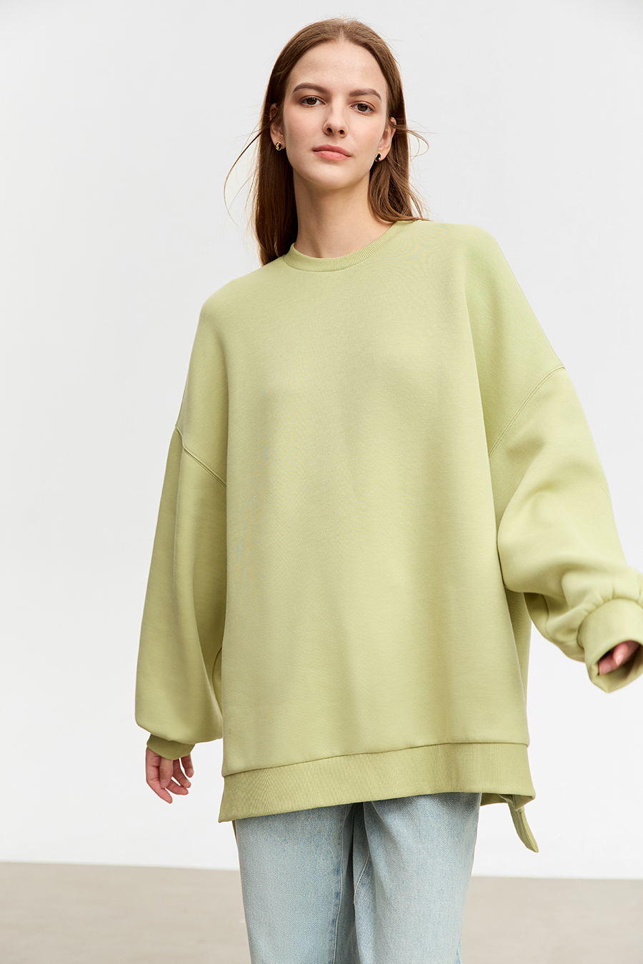 Air Cotton Sweatshirt & Bermuda Shorts Set