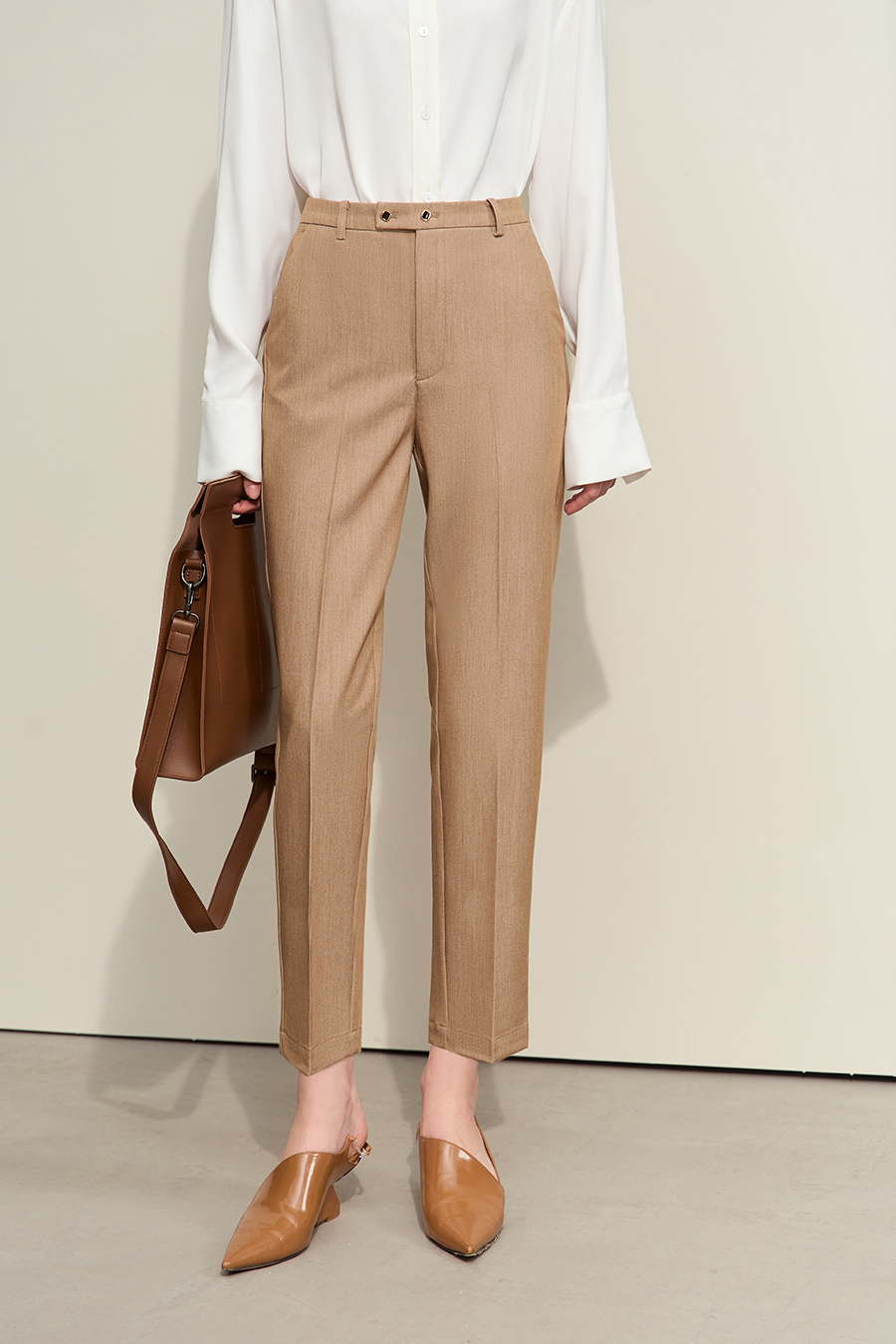 Commuting Tapered Casual Nine - pants|AMII-AMII.com