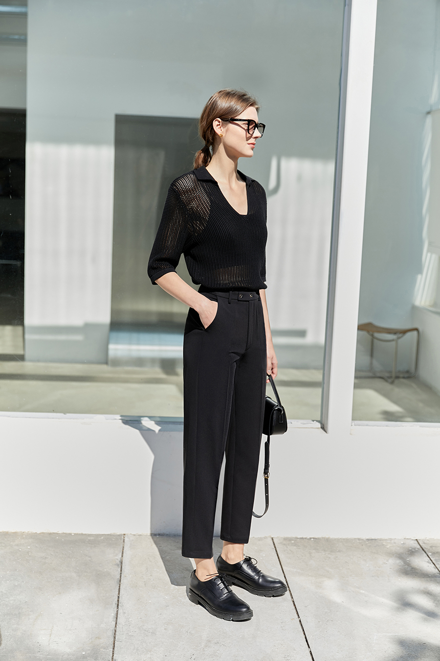 Commuting Tapered Casual Nine - pants|AMII-AMII.com