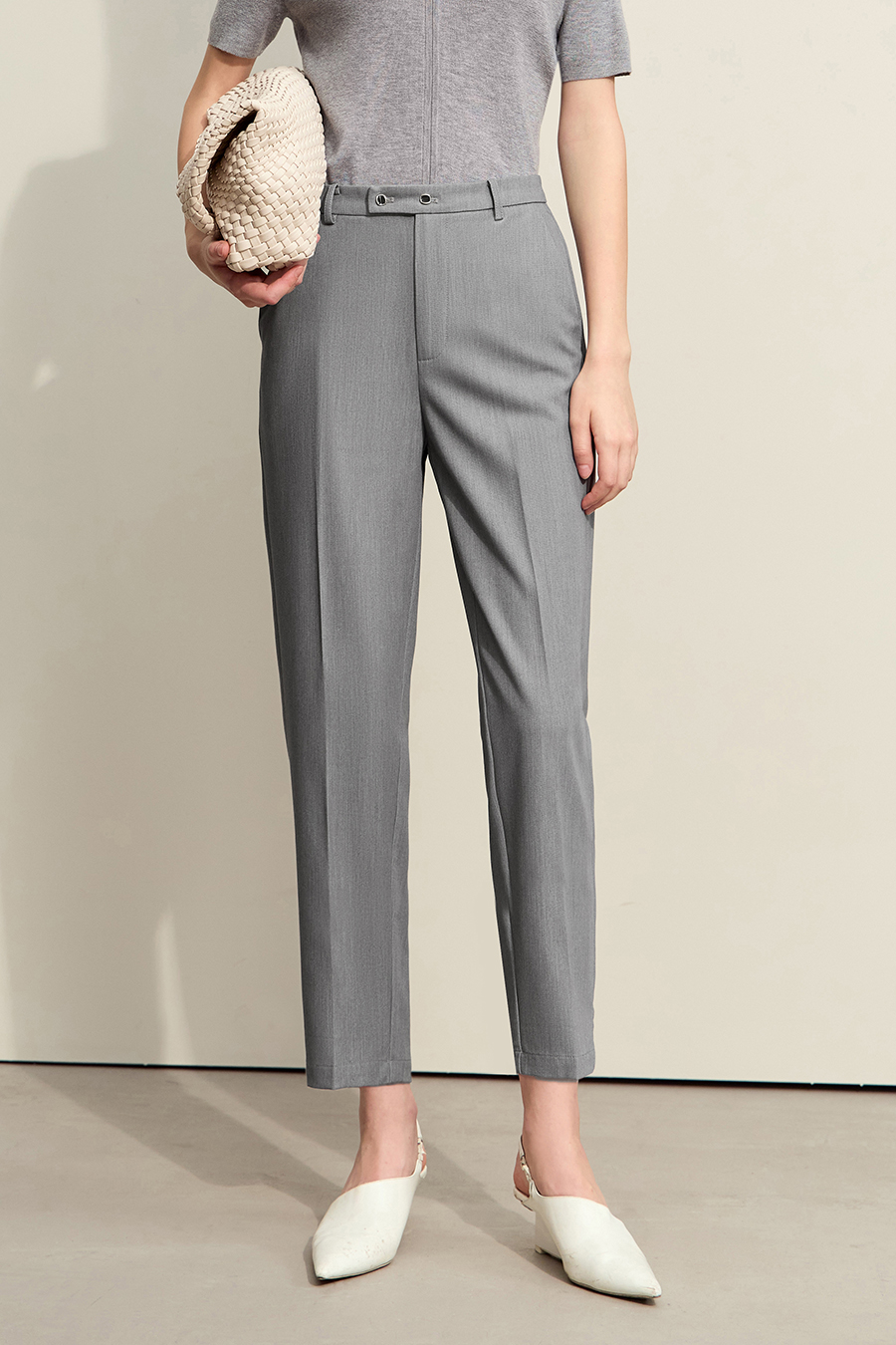 Commuting Tapered Casual Nine - pants|AMII-AMII.com