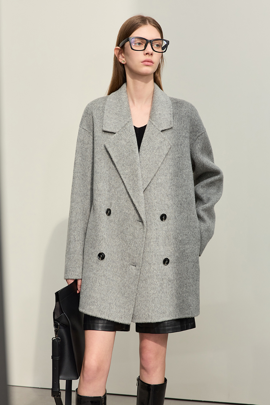 Alpaca Wool Double - faced Fabric|AMII-AMII.com