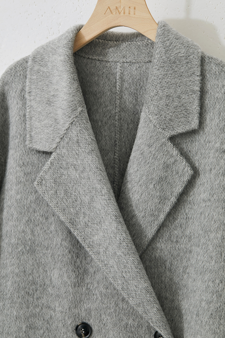 Alpaca Wool Double - faced Fabric|AMII-AMII.com