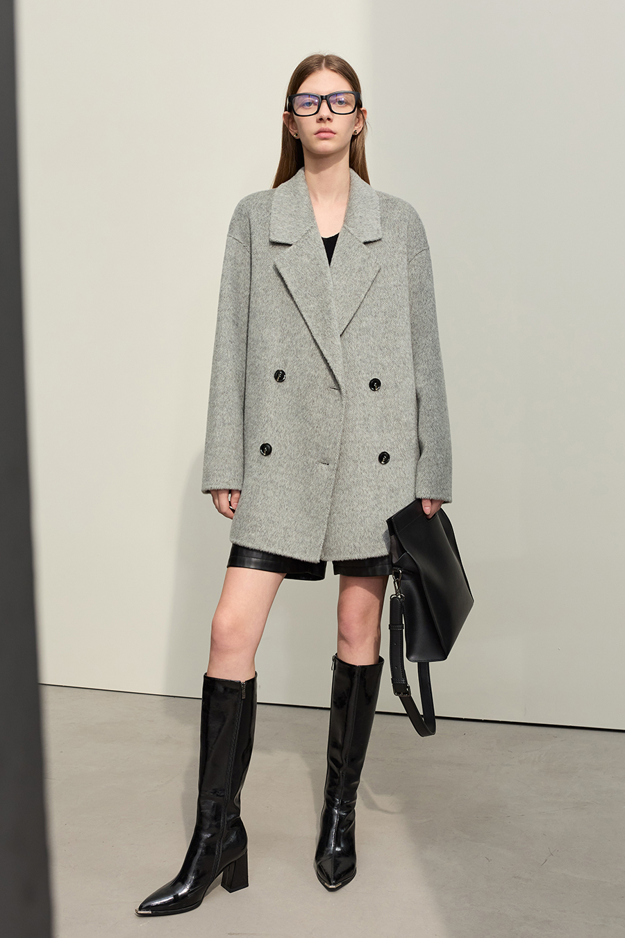 Alpaca Wool Double - faced Fabric|AMII-AMII.com