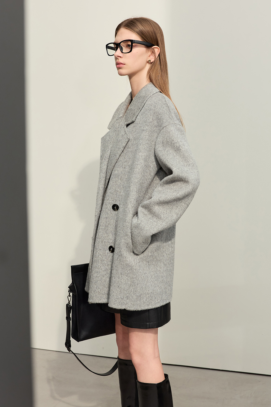 Alpaca Wool Double - faced Fabric|AMII-AMII.com