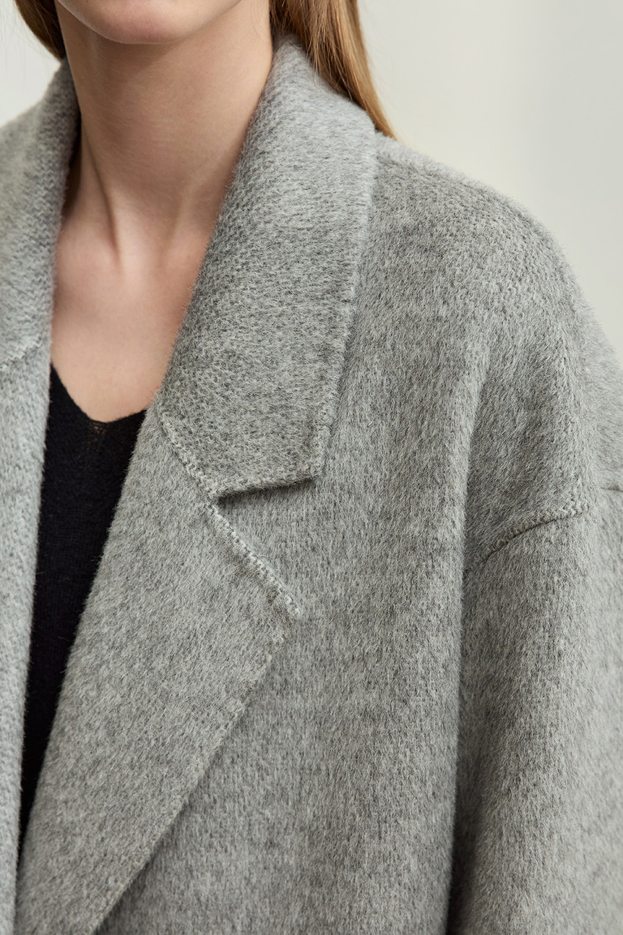 Alpaca Wool Double - faced Fabric|AMII-AMII.com