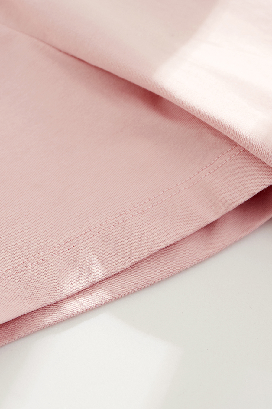 Little Bear Embroidered Ice Porcelain Cotton T - Shirt|AMII-AMII.com