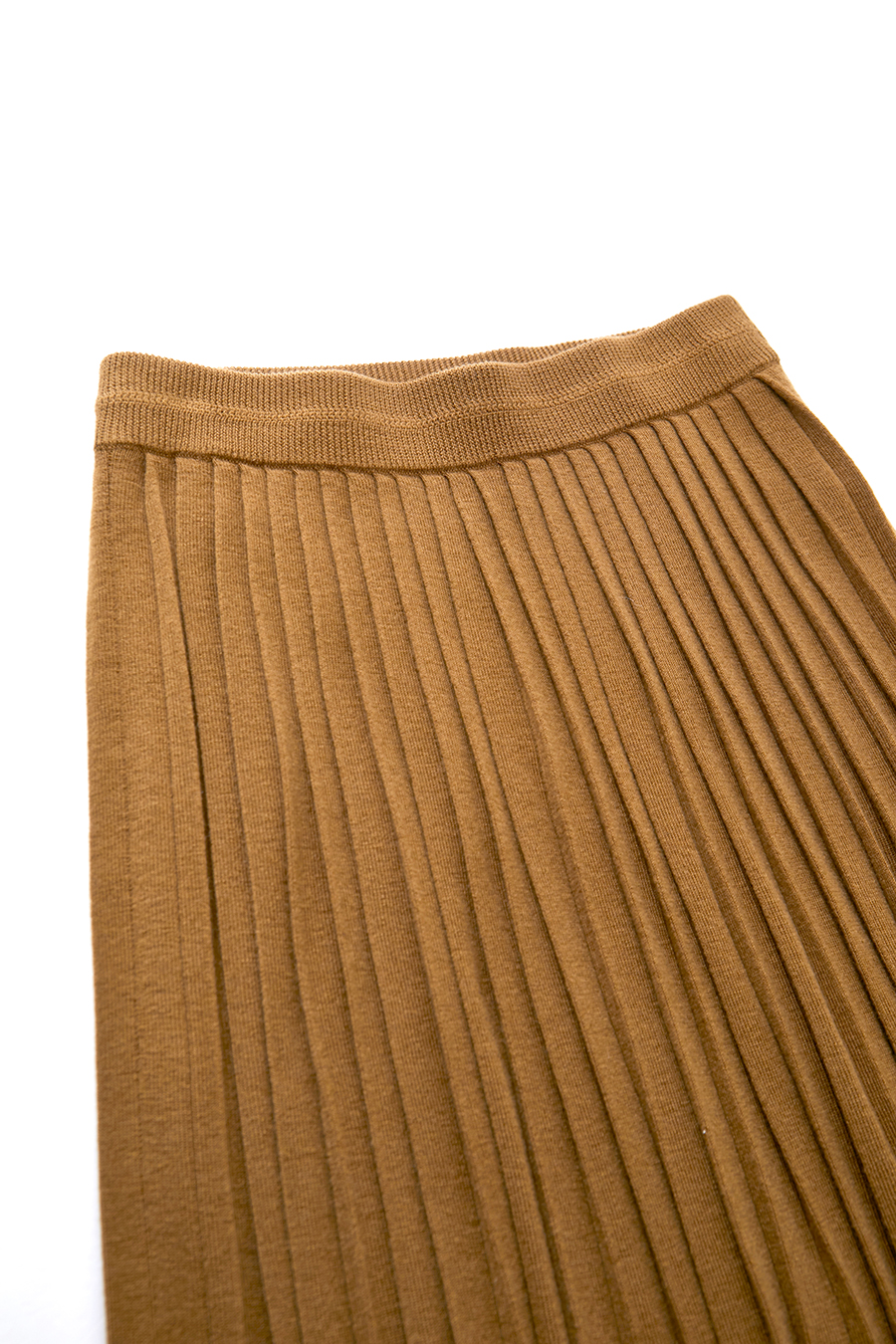 Knitted Pleated Skirt|AMII-AMII.com