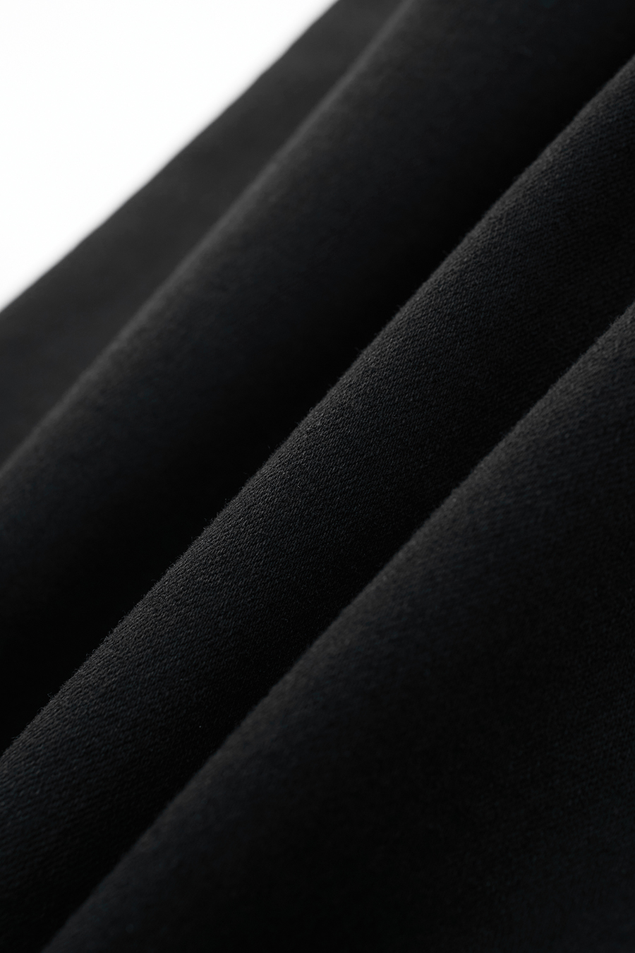 Slim Fit Black Denim Pants|AMII-AMII.com