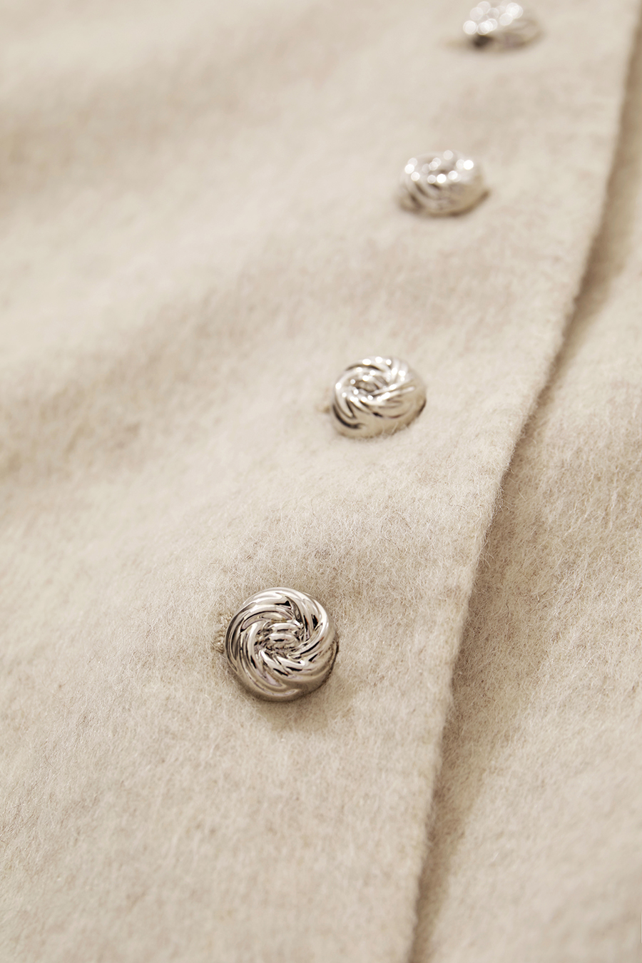 Crew Neck All - Wool Double - faced Fabric|AMII-AMII.com