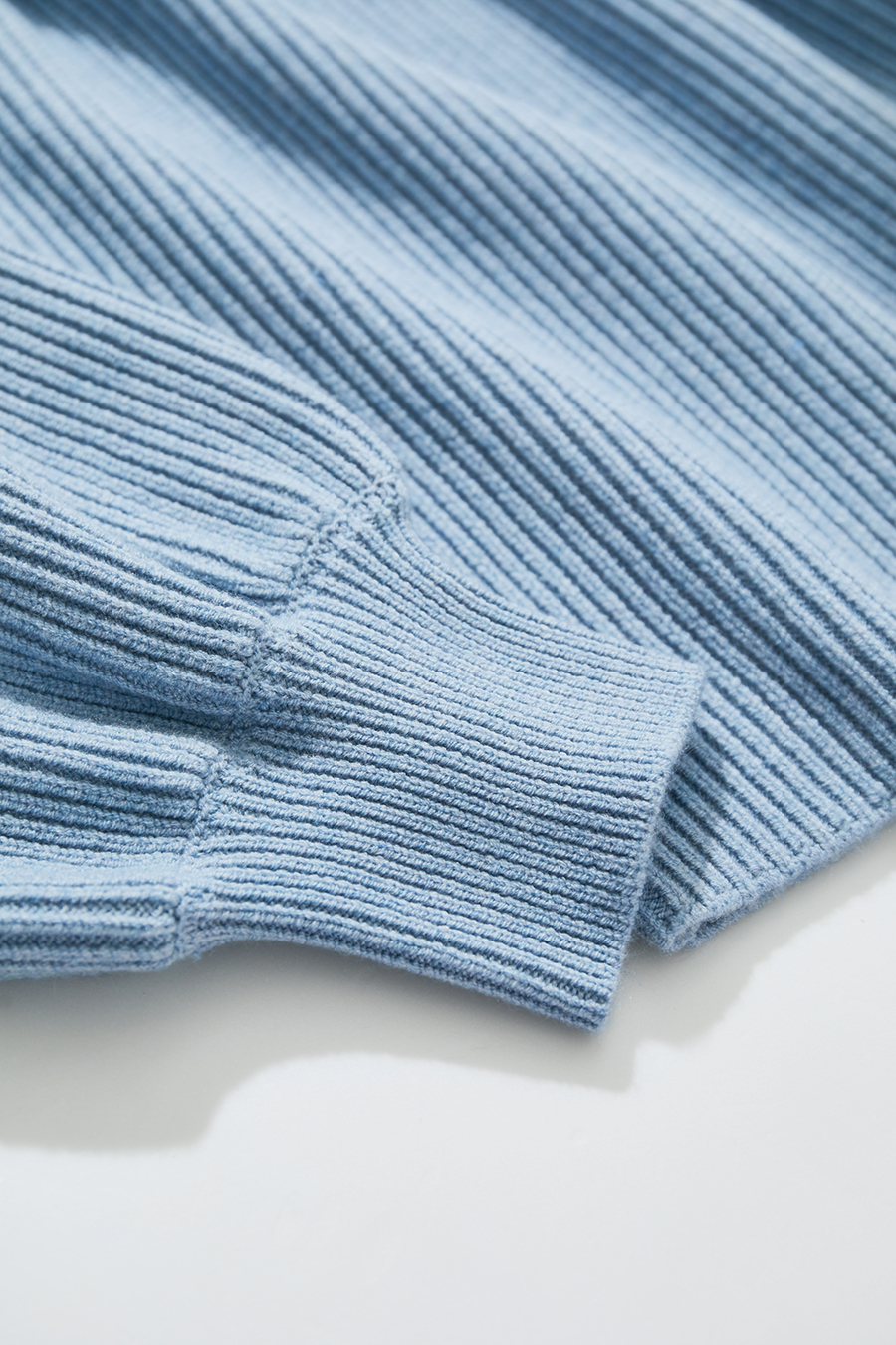 Mock Neck Lantern Sleeve Sweater|AMII-AMII.com