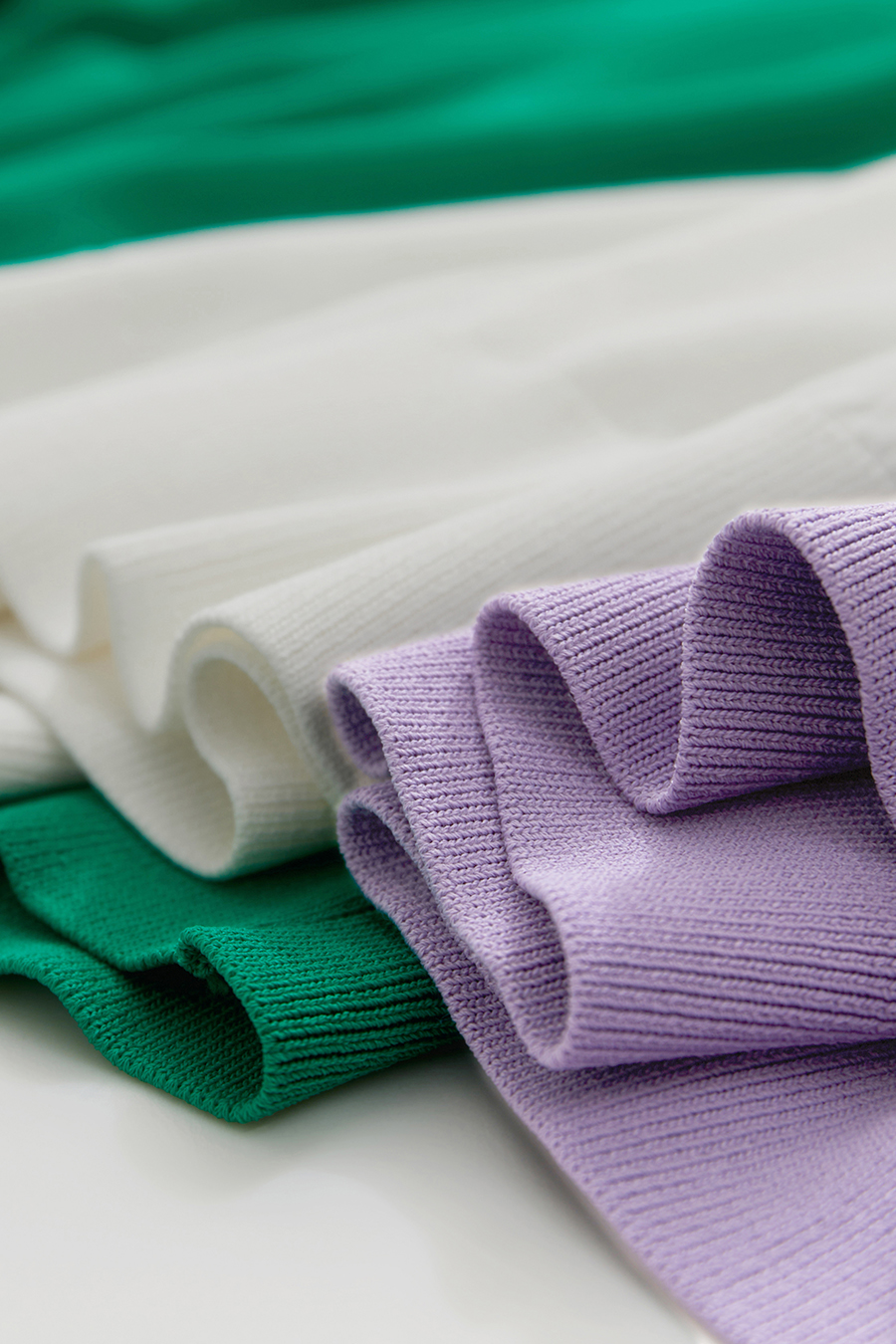 Polo Neck Heart Embroidery Knit Sweater