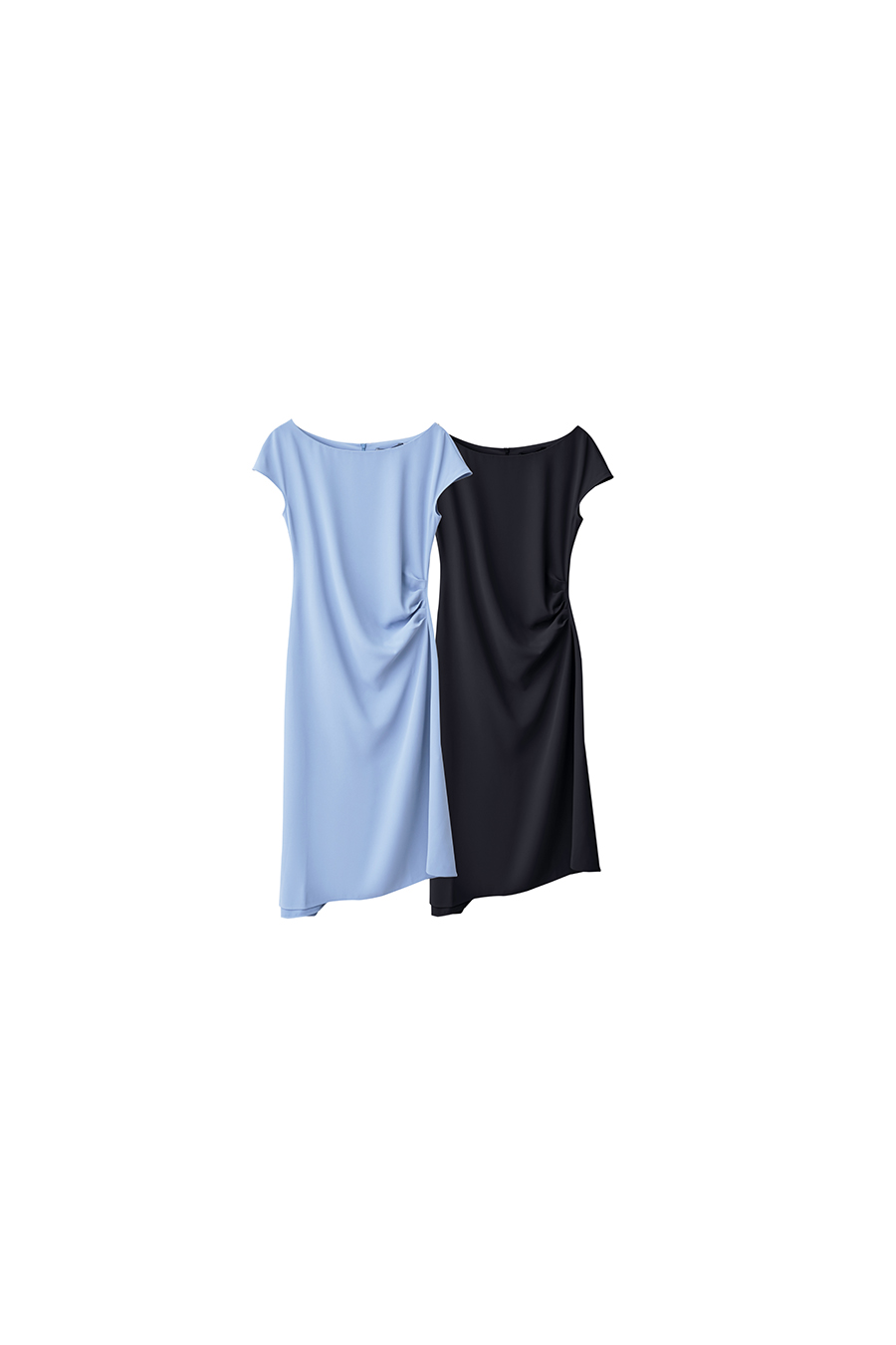 Off-shoulder Raglan Dress