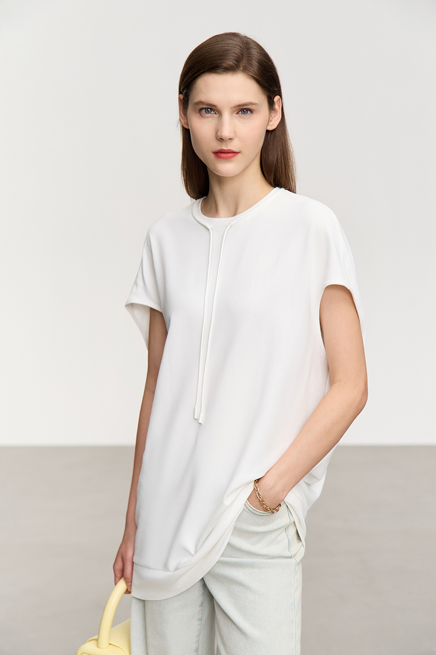 Cool Quick-dry Drawstring T-shirt