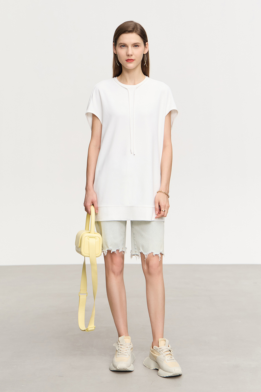 Cool Quick-dry Drawstring T-shirt