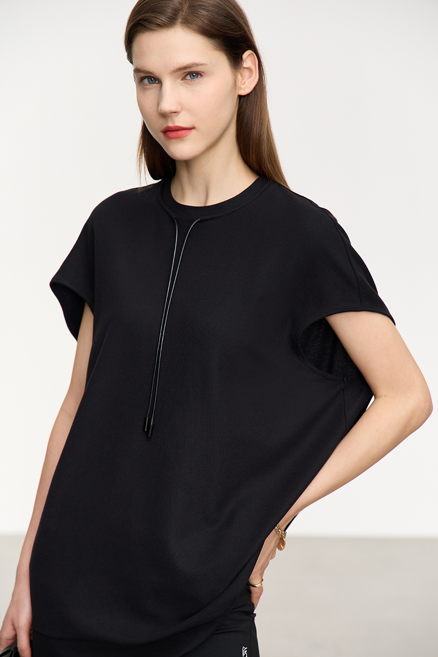 Cool Quick-dry Drawstring T-shirt