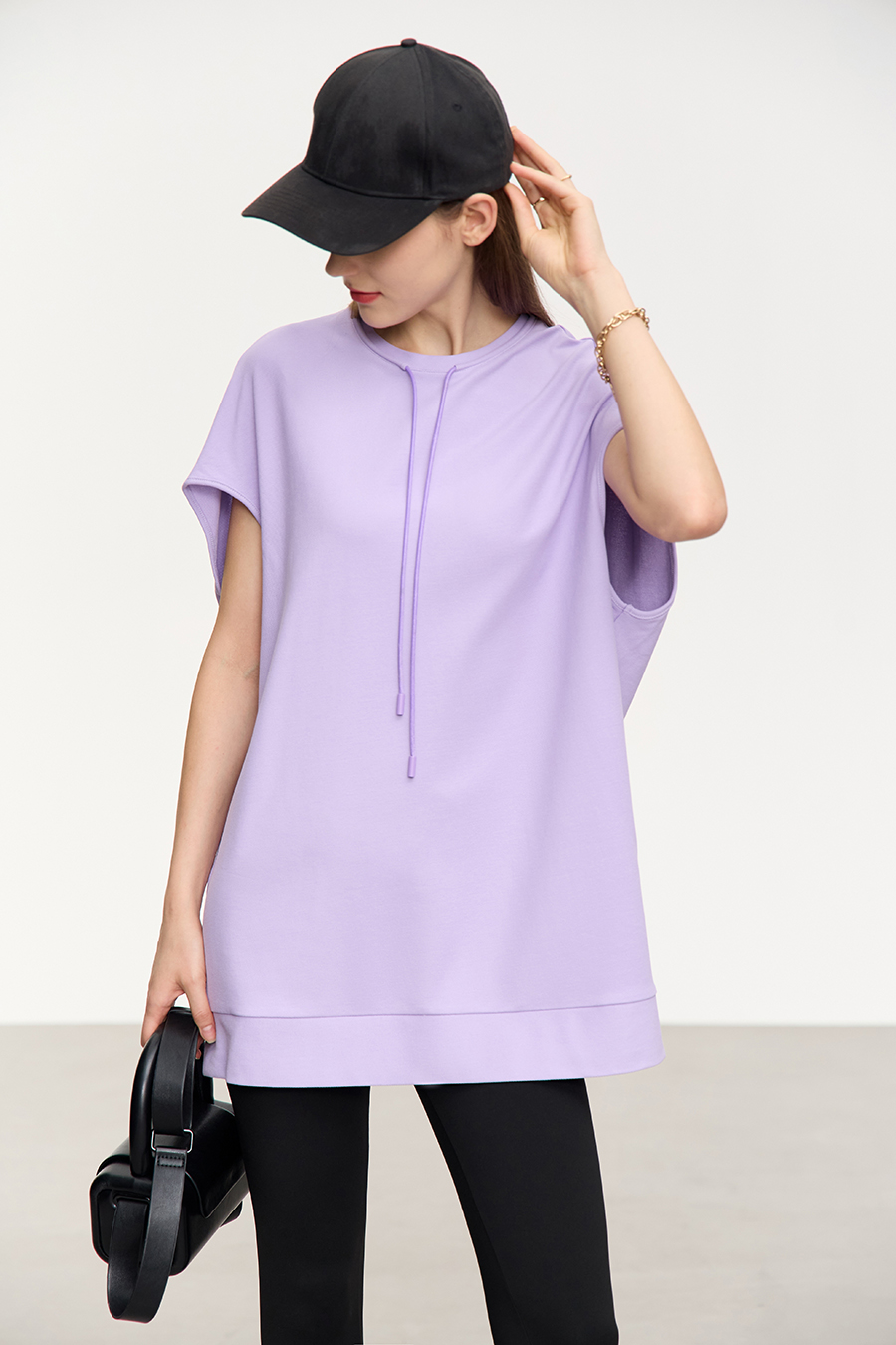 Cool Quick-dry Drawstring T-shirt