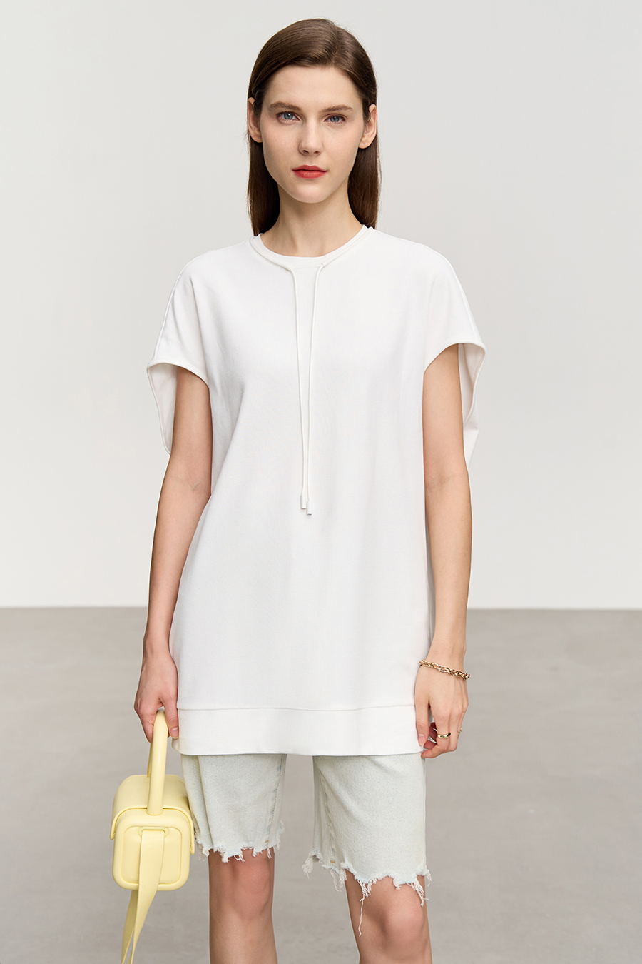 Cool Quick-dry Drawstring T-shirt