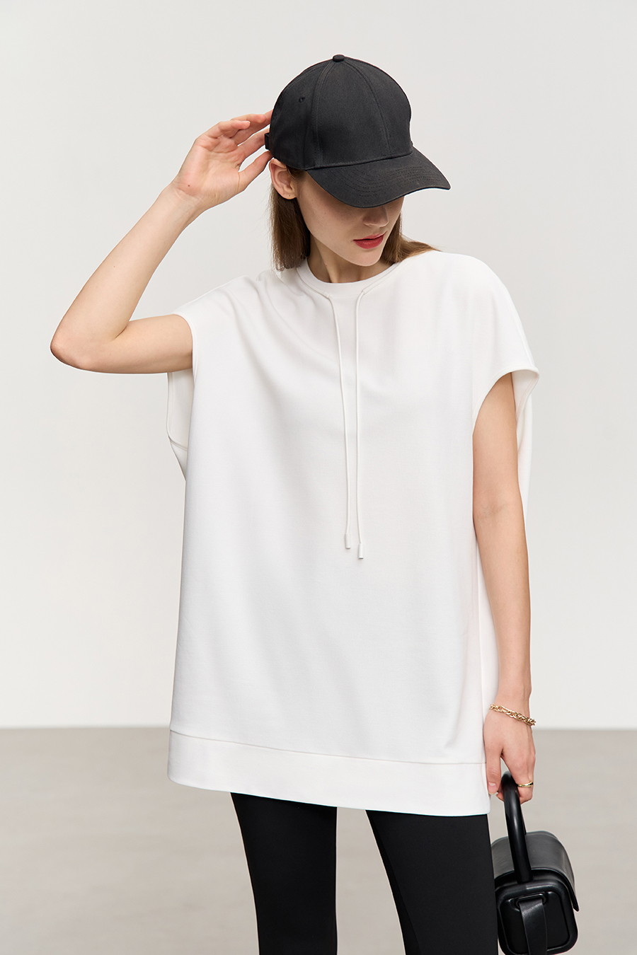 Cool Quick-dry Drawstring T-shirt