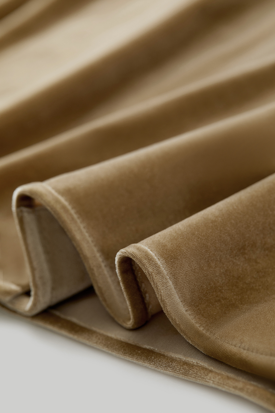 Blazer Collar Velvet Shirt