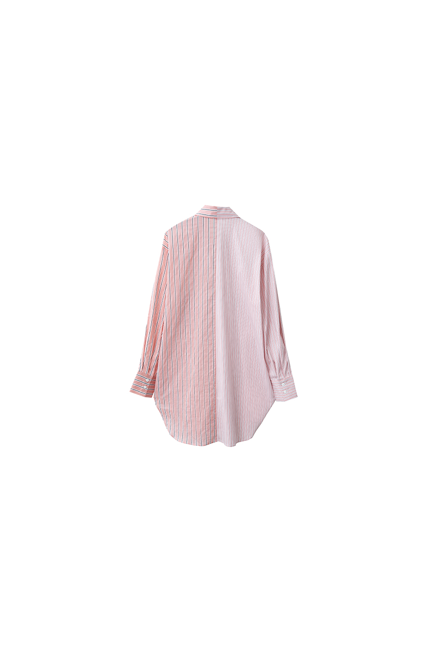 Letter Striped Drop-shoulder Shirt