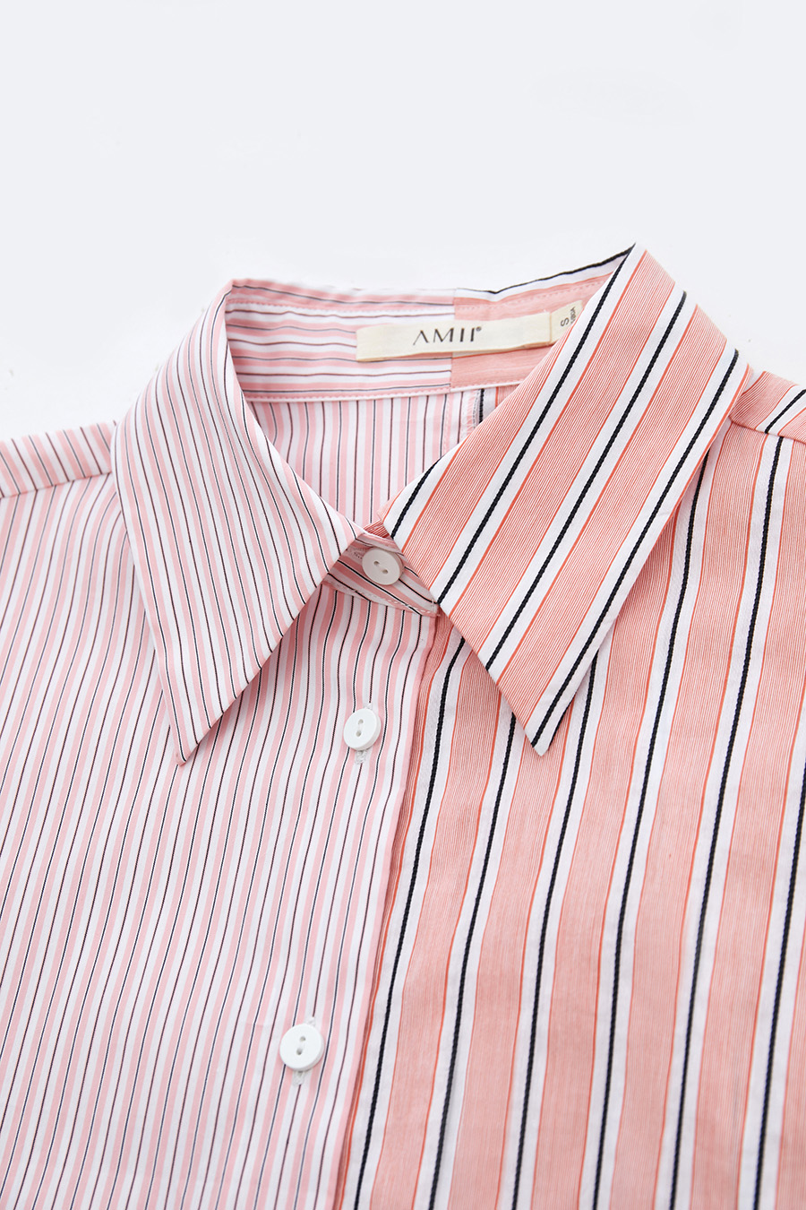 Letter Striped Drop-shoulder Shirt