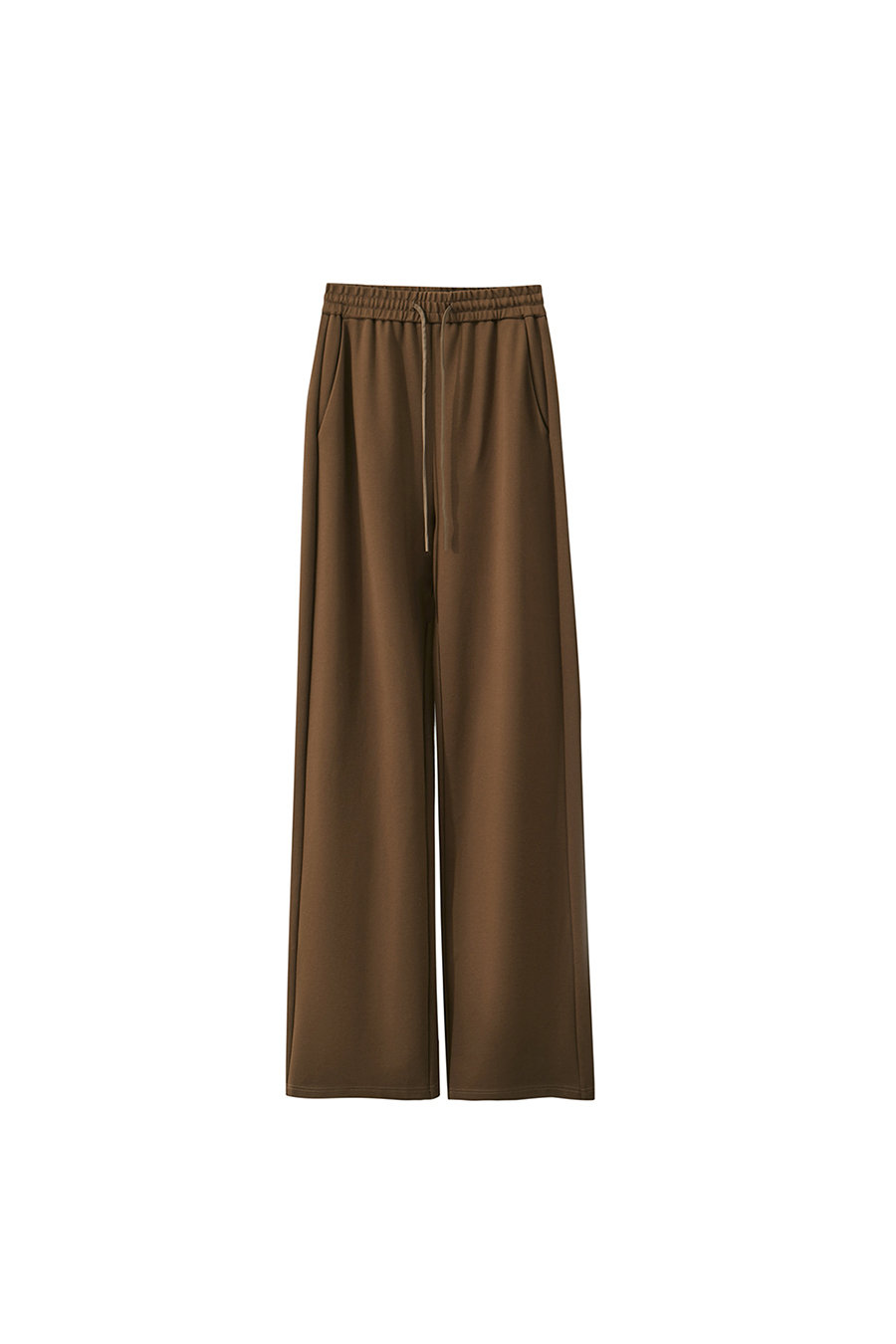 Belted Straight Leg Casual Long Pants|AMII-AMII.com